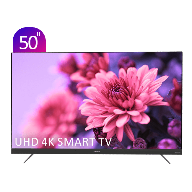 تلویزیون UHD 4K هوشمند ایکس‌ویژن سری 8 مدل XTU835 سایز 50 اینچ